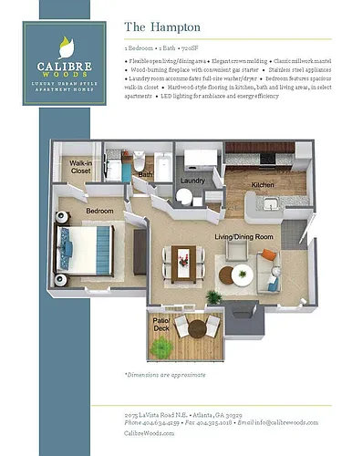 Floor plan Hampton Classic