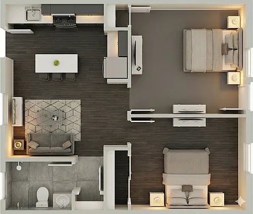 Floor plan 204