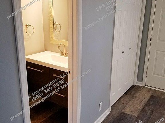 Half bath, new vanity