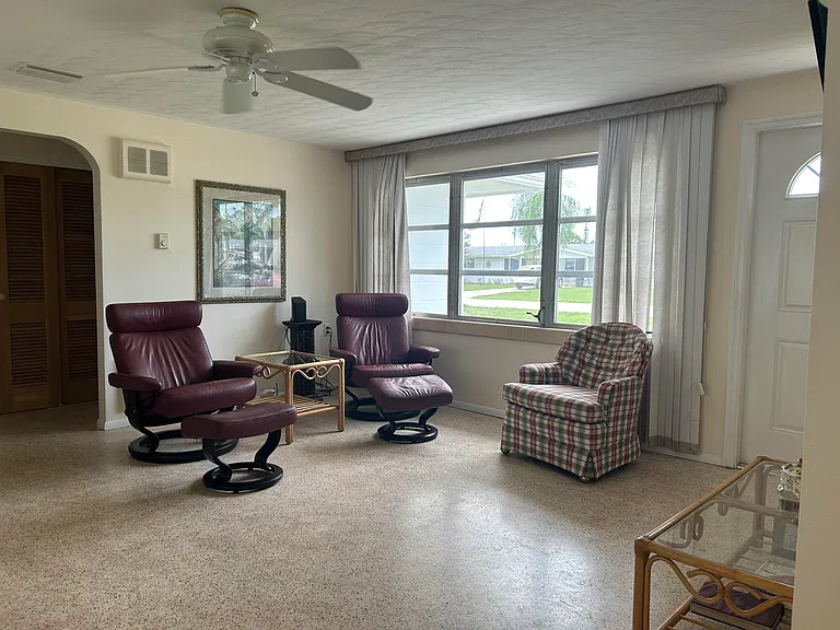 family room shot from kitchen table