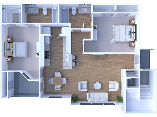 Floor plan B3
