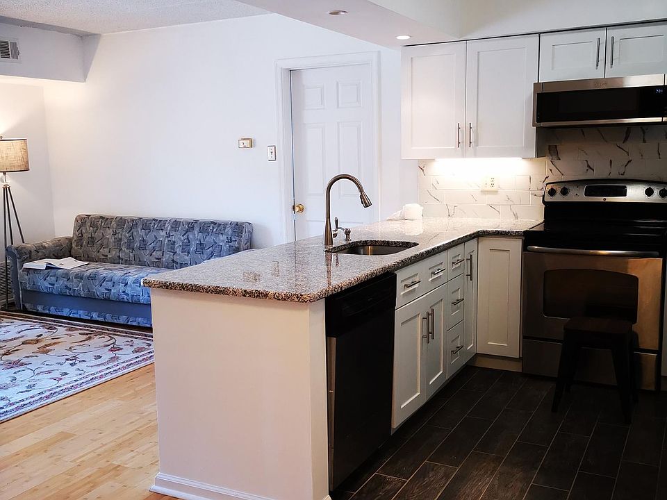 Living room and kitchen