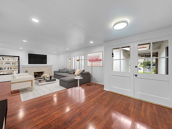 Entrance-Living Room, digitally staged