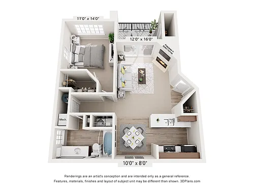 Floor plan Bear Claw