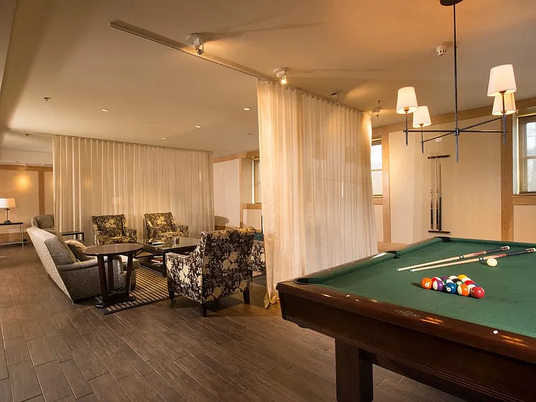 Clubroom with Billiards Table