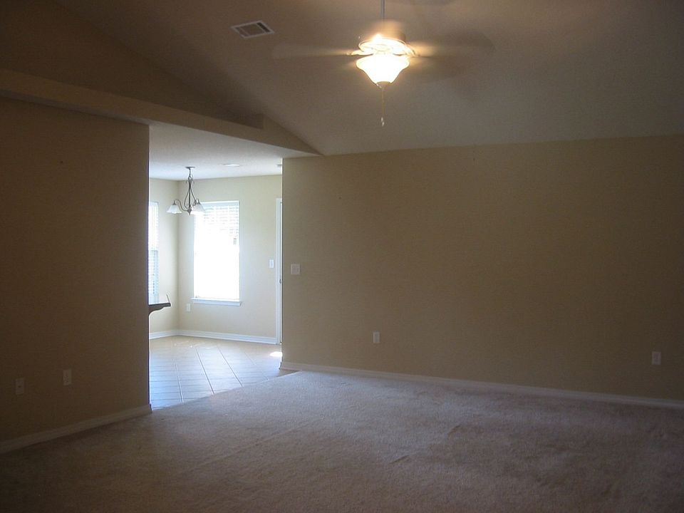 Family room into kitchen
