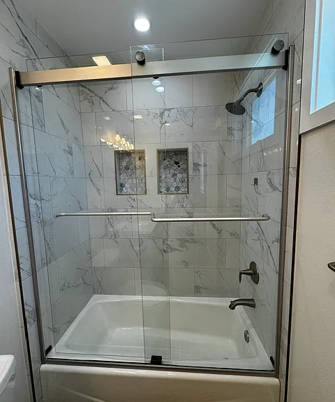 Master shower