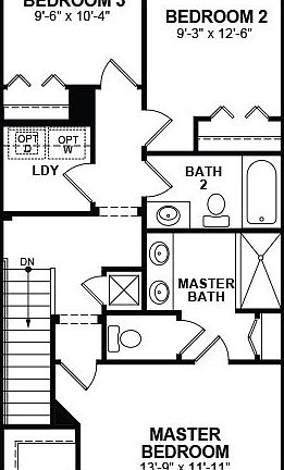 Second Floor with Laundry Ro