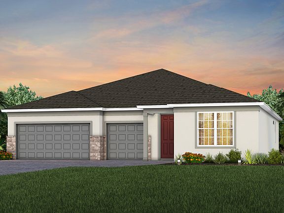 Mahogany Exterior FM1 with Stone