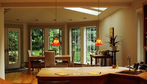 view from kitchen