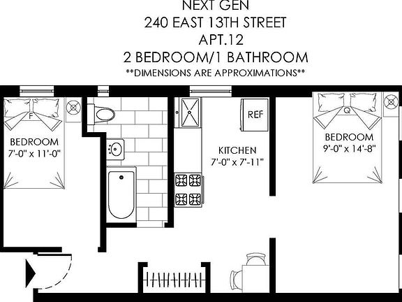 2nd image of 240 E 13th St APT 12
