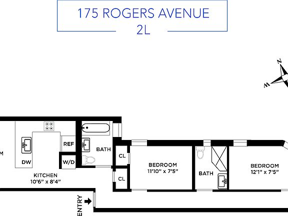 2nd image of 175 Rogers Ave APT 2L