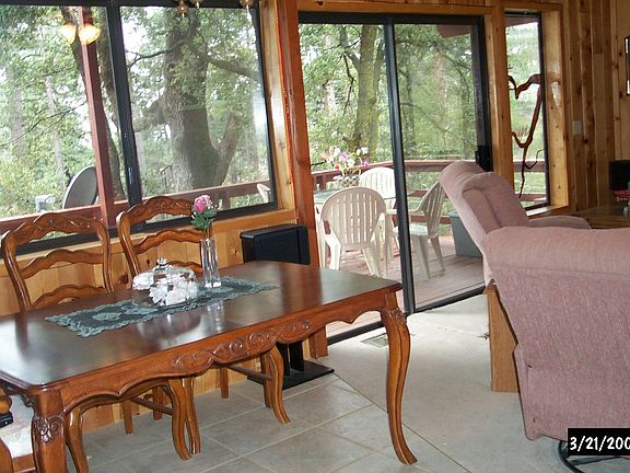 Dinning area with HUGE windows
