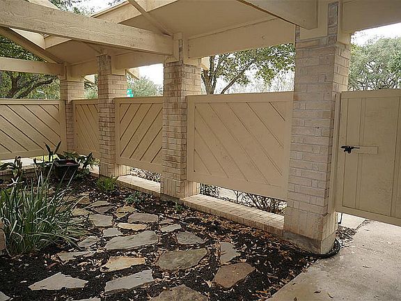 Get some outdoor furniture and have an outside living space, or fill this area with shade plants for