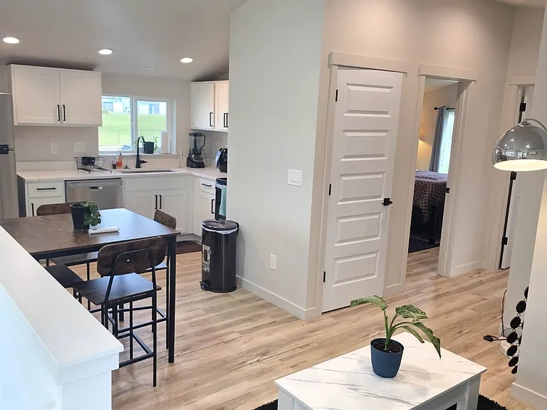 Cozy, brand new space with sleeping accomodations for 4 people