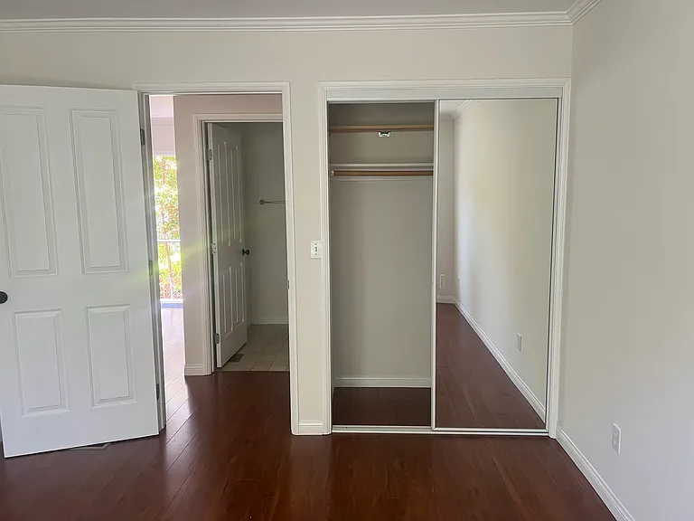 Bedroom Closet and Bathroom Door