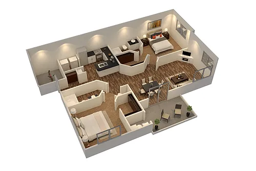 Floor plan Sunlight