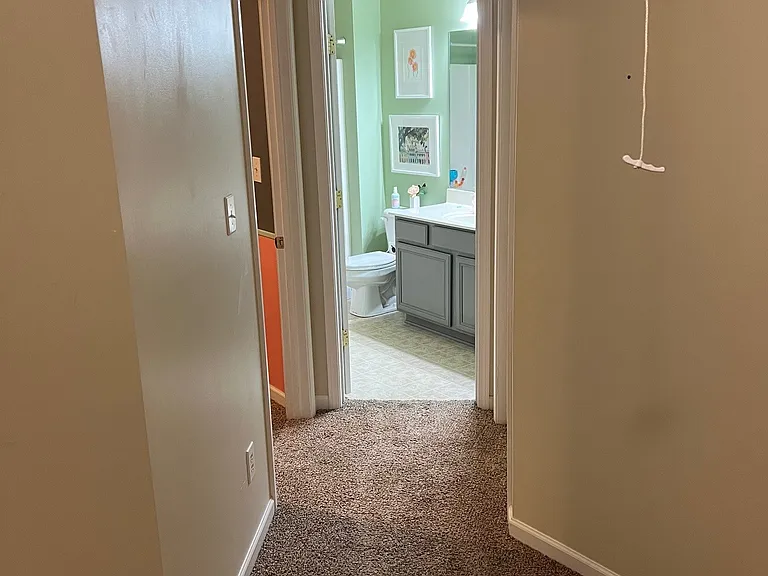 Communal space on the 2nd level off the stairs