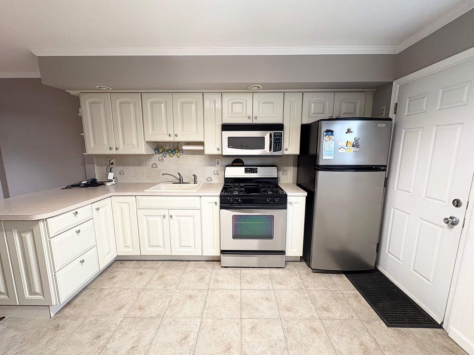 Spacious family home with kitchen and living area