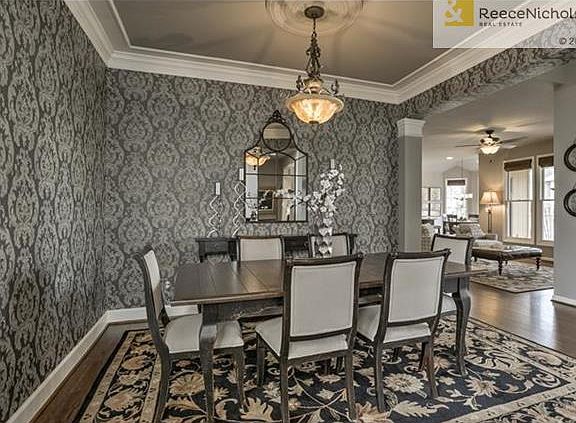 Chic Dining Room with Popular Gray Tones!