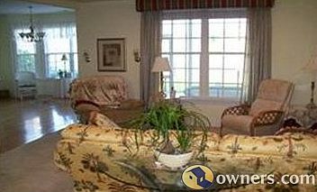 Living room - lake view thru window