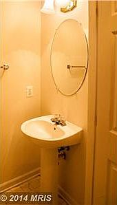 Half Bath on Lower Level