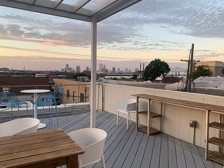 Rooftop deck