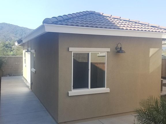 Fenced Area around the house. Paved and landscaped.