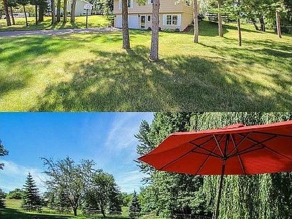 Front and back of home