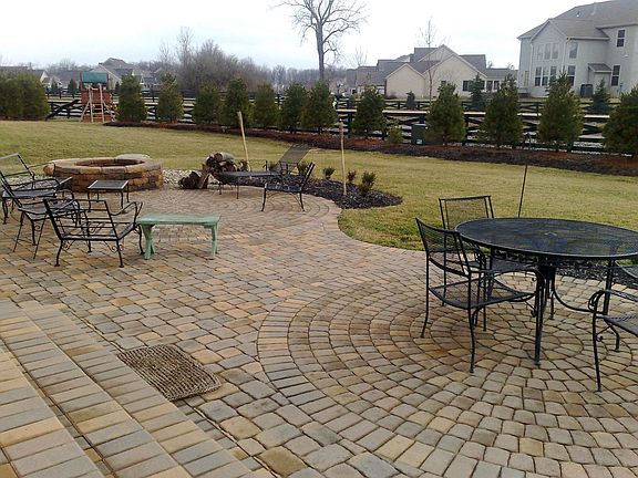 Patio and fire pit