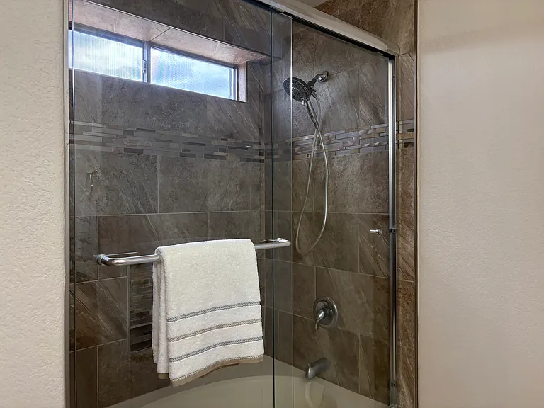 Combination Soaking Tub/Shower