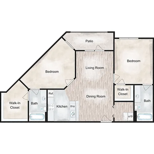 Floor plan B3