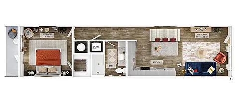 Floor plan A1-HC