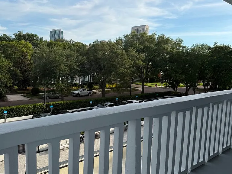 Wrap around balcony