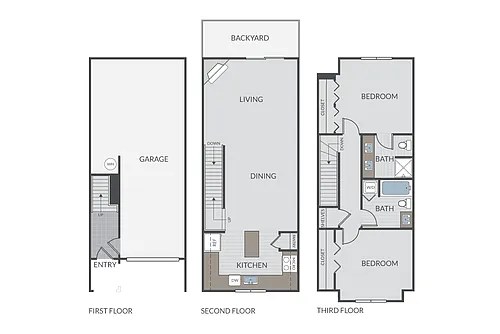 Floor plan Heather Townhome