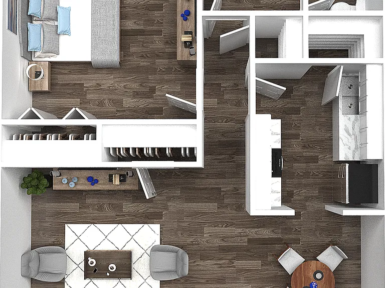 1 Bedroom Floorplan 1 Bedroom Floorplan