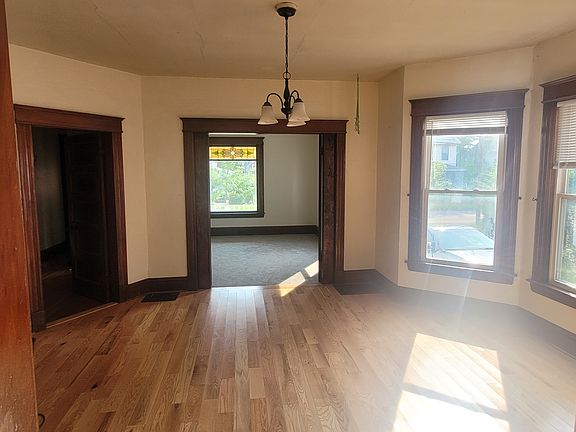 Living room with view of front bedroom.