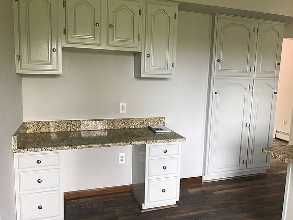 Kitchen view: Desk