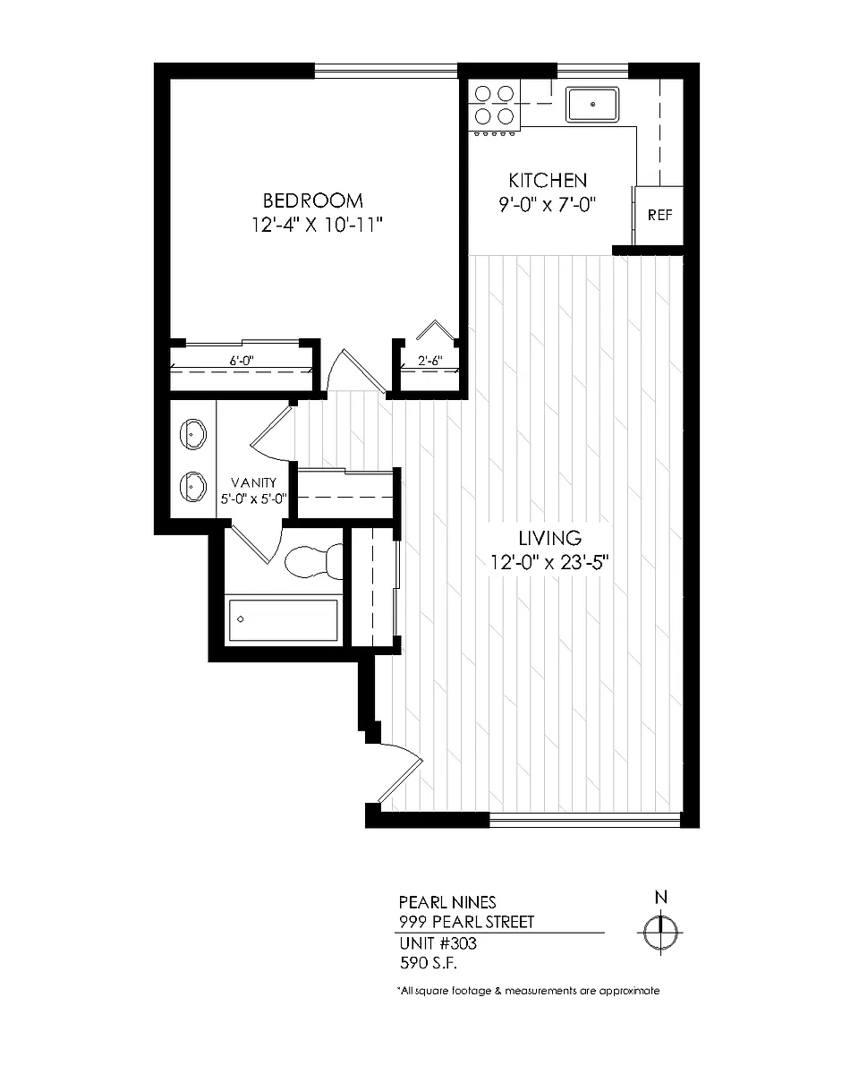 Floor plan 1 Bedroom