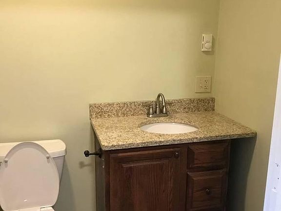 remodeled bathroom (mirror has been mounted since this picture)