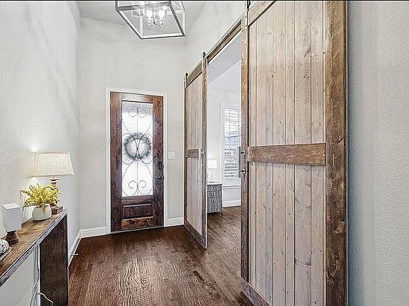 Entryway, Custom Barn doors