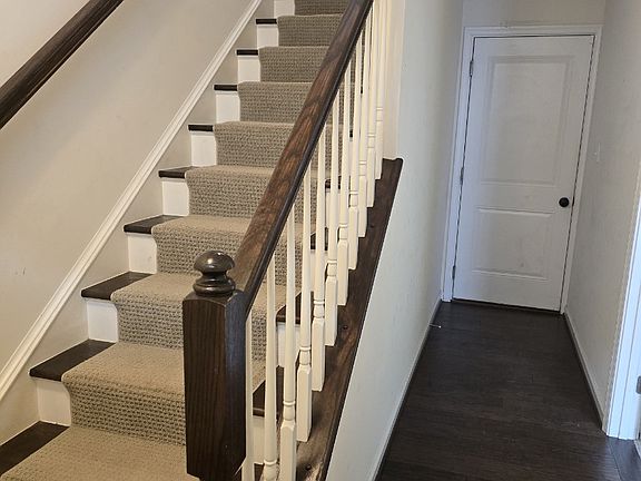 1st floor hall, door to garage