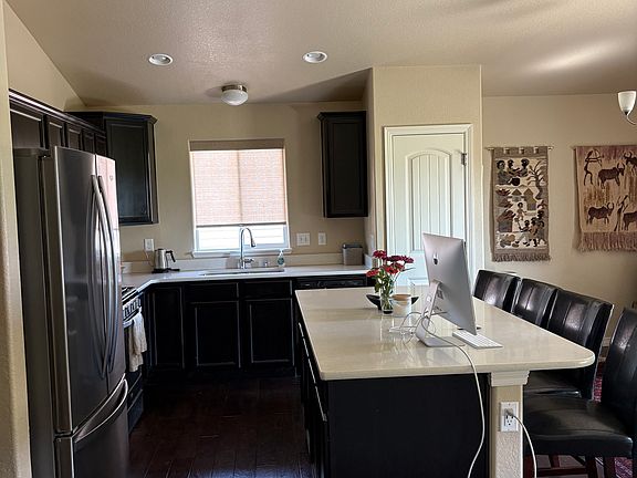 Open concept kitchen.