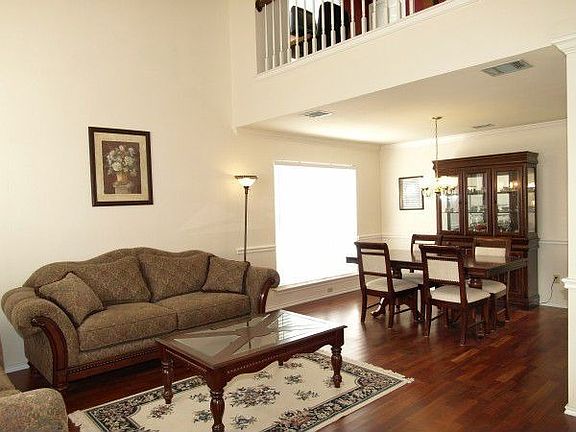 Looking into formal dining area