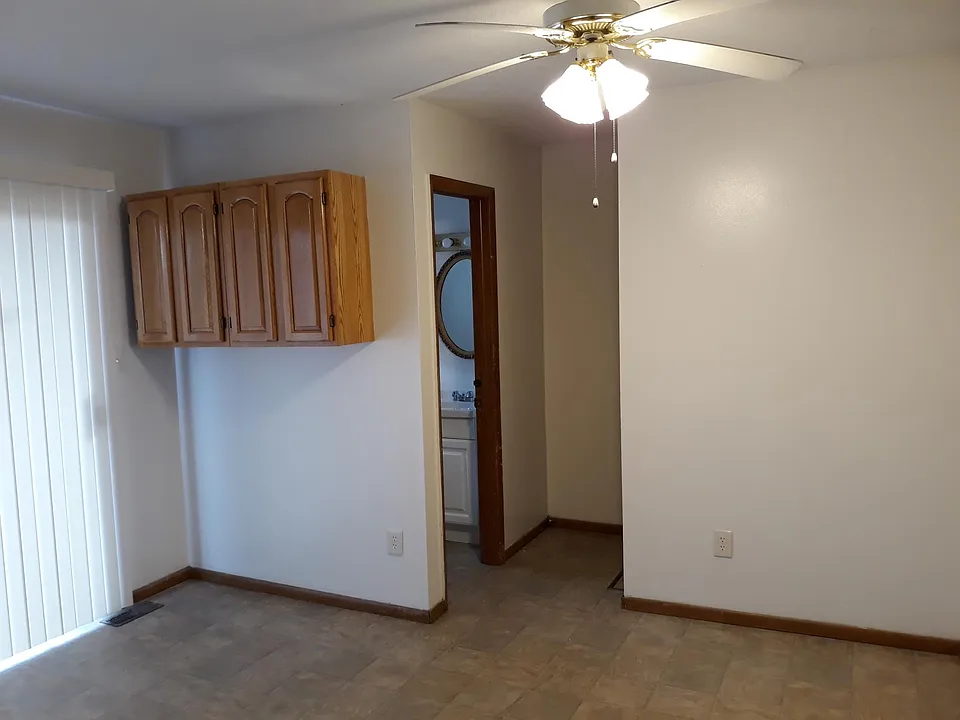 Dining Area of Kitchen with Half Bath