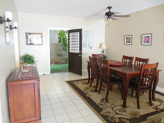 Enter from parking lot patio