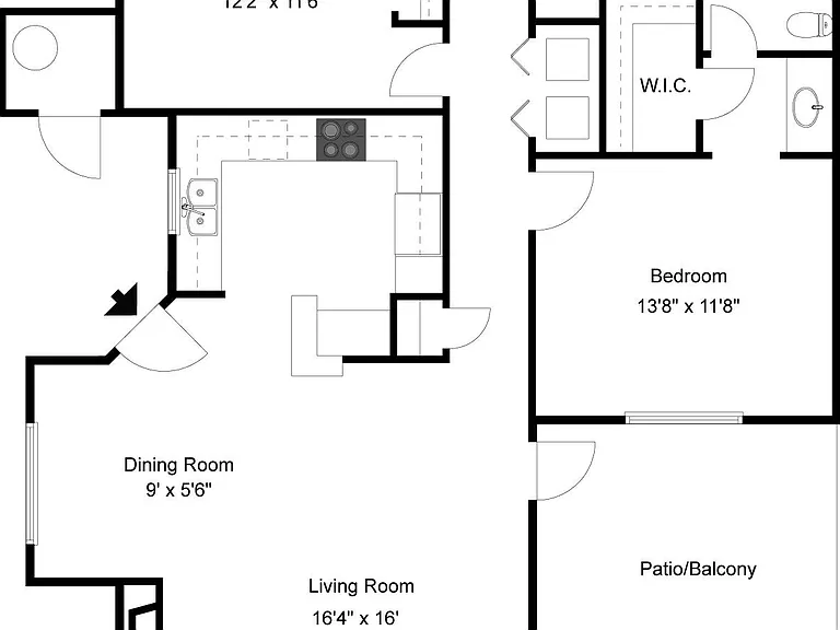 Pinnacle Terrace - Pointe - 2 Beds - 2 Baths - 1070 Sq. ft.