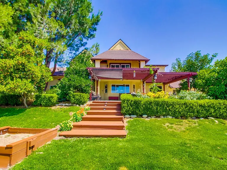 view from yard