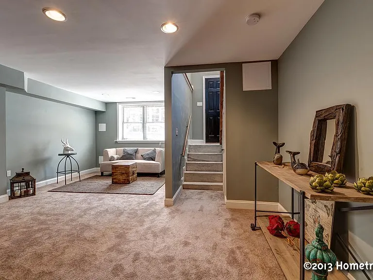 Basement living area