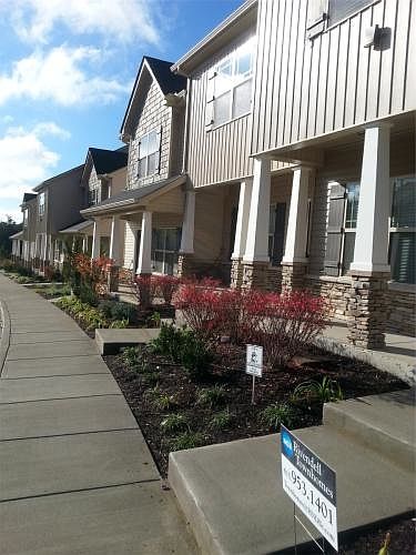 front of property